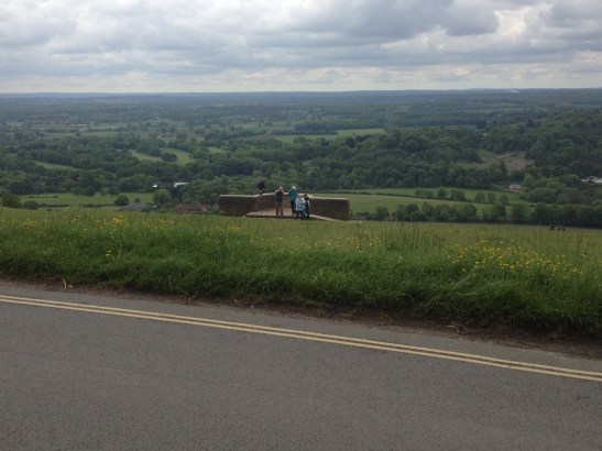 View from top of Box Hill Olympic route